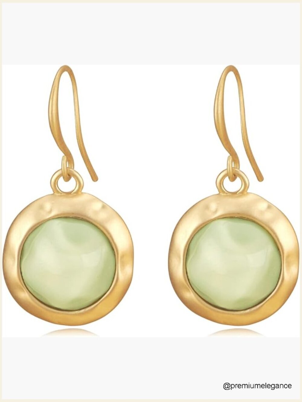 14k Gold Plated Dangle Drop Earrings Set of 6 Hypoallergenic